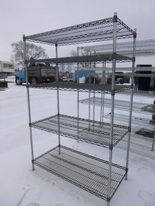 lot 37 image: 5 Tier Wire Racking