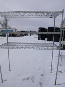 lot 39 image: 3 Tier Wire Racking