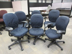 lot 995 image: HERMAN MILLER AMBI ADJUSTABLE, UPHOLSTERED OFFICE CHAIRS