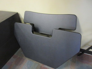 lot 208 image: LOCTEK SIT STAND DESK CONVERTER