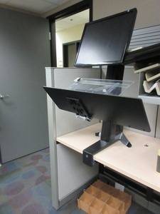 lot 219 image: ERGOTRON SINGLE MONITOR WORKSTATION ARM