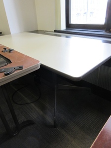 lot 637 image: HERMAN MILLER EAMES RECTANGULAR TABLE