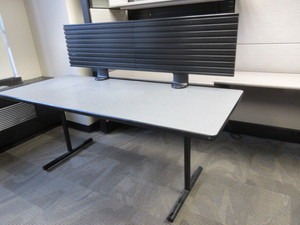 lot 660 image: HOWE LAMINATE TOP TABLE