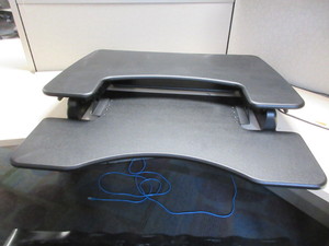 lot 206 image: VARIDESK SIT STAND DESK CONVERTER