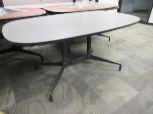 lot 616 image: HERMAN MILLER EAMES TABLES