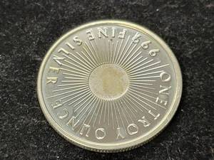 1 TROY OZ .999 FINE SILVER SUNSHINE MINTING ROUND