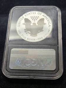 2020 PROOF AMERICAN SILVER EAGLE PF70 CAMEO NGC