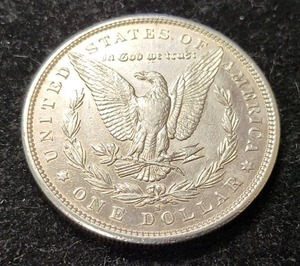 1897-S US MORGAN SILVER DOLLAR