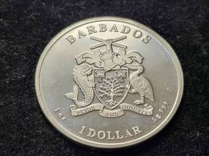 2020 BARBADOS 1 TROY OZ .999 FINE SILVER PELICAN