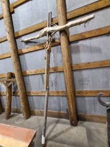 lot 20 image: Ship Crosses Roughly 156 tall by 8 across made out of PVC