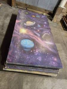 lot 29 image: Pallet of 4 x 8 Galaxy Background