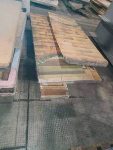 lot 68 image: brick with garland. 85 tall