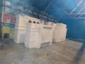 lot 81 image: coliseum Set up with stage floor