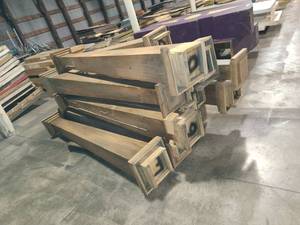 lot 164 image: Wooden Columns 93.5