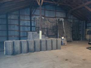 lot 106 image: Rock wall with stairs 137 tall