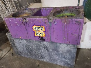 lot 75A image: Purple Spin Art Container