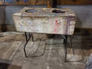 lot 50A image: Spin art with legs and extra components