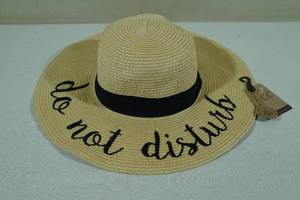 C.C. UV Protection Beach Hat  Do Not Disturb