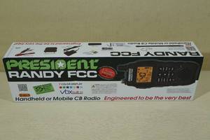 President Randy FCC Handheld or Mobile CB Radio