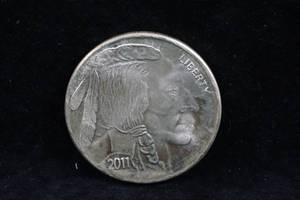 1 Ounce Buffalo Nickel Style Silver Round Coin