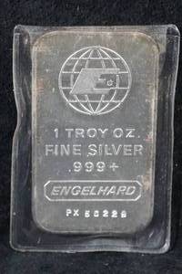 Engelhard 1 Troy Ounce Silver Bar