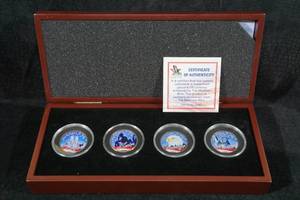 Matthew Mint September 11 Commemorative Colorized Half Dollar Coin Set
