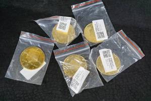Novelty Gold Tone Trump Coins