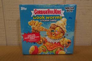 Topps Garbage Pail Kids Book Worms Mega Box of Sticker Card Packs