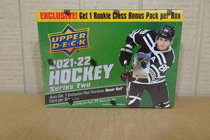 Upper Deck 2021-22 Hockey Series Two Box of Card Packs