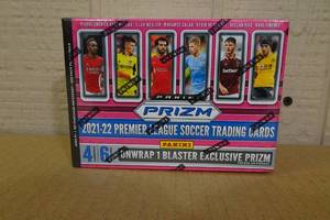 Panini Prizm 2021-22 Blaster Box of Premier League Soccer Card Packs