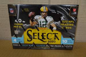 Panini Select 2020 Mega Box of Football Card Packs