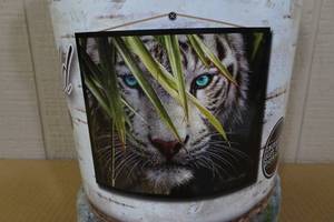 Heartland Everwild Plush Throw Blanket - White Tiger