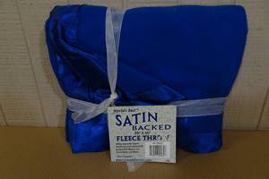 Worlds Best Satin Backed Fleece Throw