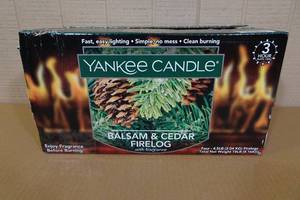 Yankee Candle Balsam and Cedar Firelogs