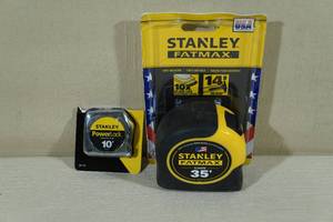 Stanley Fatmax and Stanley Powerlock Tape Measure