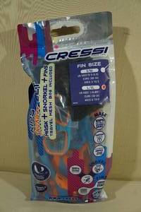 Cressi Kids Snorkel Set -LXL