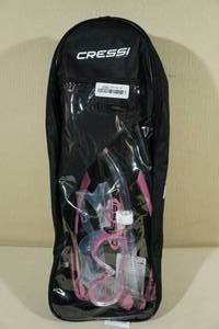 Cressi Palau Adult Snorkel Set -Pink ML