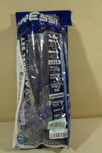 Cressi Tonga Adult Snorkel Set -Purple SM