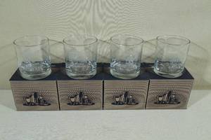 4 Novelty Whiskey Glasses -All RepublicanConservativeRight Wing Theme