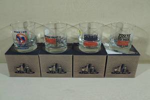 4 Novelty Whiskey Glasses -All RepublicanConservativeRight Wing Theme