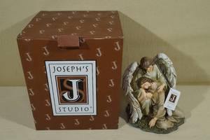 Josephs Studio Angel with Fallen Christ Figure