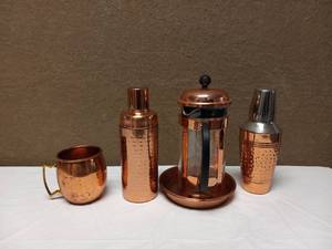 lot 46 image: ALLERA ROSE GOLD CAFETIRE SET