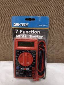 lot 101 image: CEN TECH 7 FUNCTION MULTI-TESTER