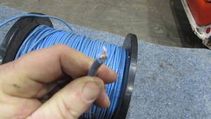 Partial Roll of Cable Wire