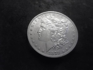 1879 O Morgan Silver Dollar