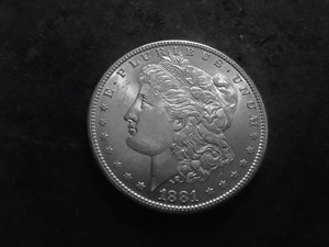 1881 S Morgan Silver Dollar