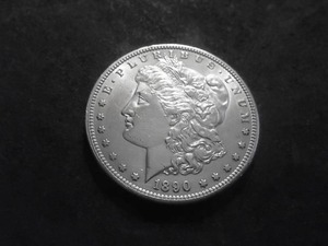 1890 S  Morgan Silver Dollar