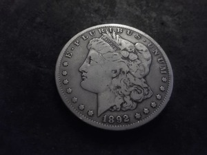 1892 S  Morgan Silver Dollar