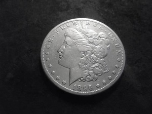 1896 S  Morgan Silver Dollar