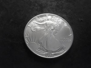 1990 American Eagle Silver Dollar 1 Oz. 99.9 Pure MS From Unc Roll